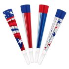 Pkgd Patriotic Foil Horns