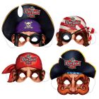 Paper-Stock Pirate Masks
