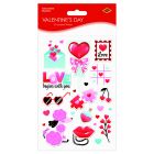 3-D Valentine's Day Layered Stickers