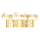 Foil Friendsgiving Streamer Set