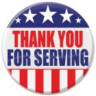 Thank You For Serving Button