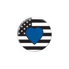 Blue Heart Button