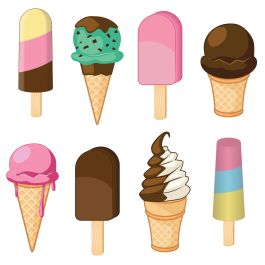 Ice Cream Cutouts