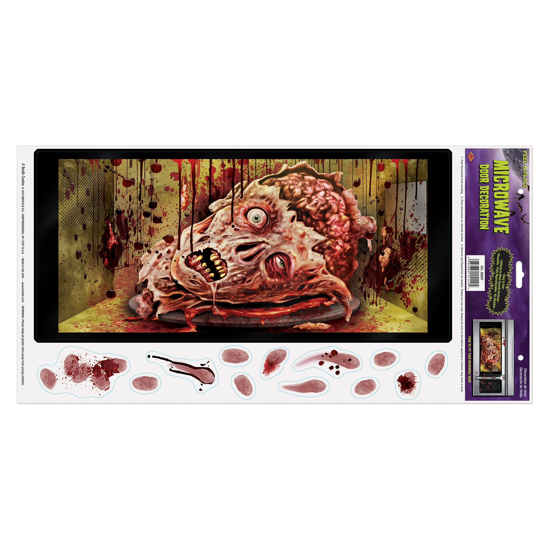 HALLOWEEN Microwave Door Decoration