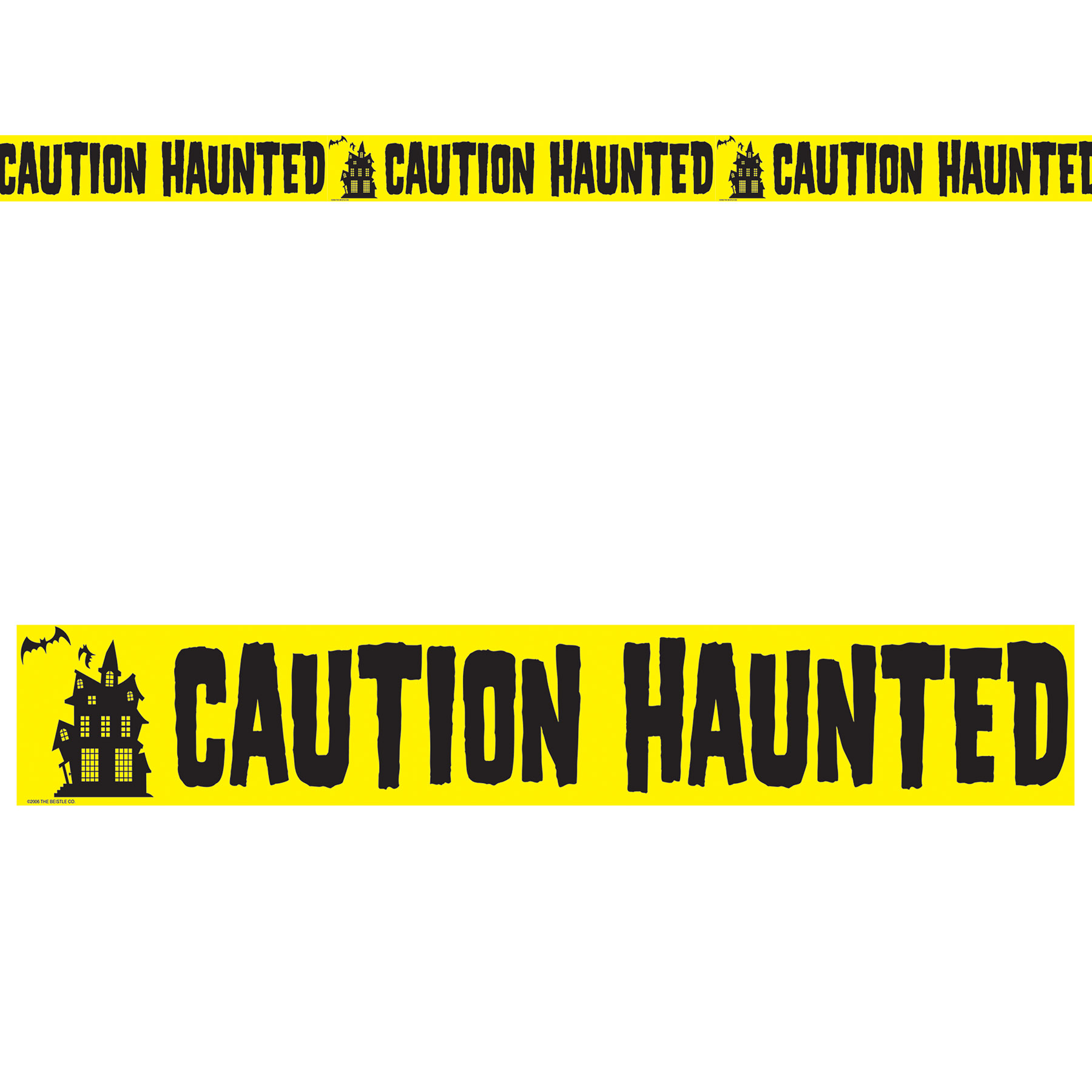 Caution Haunted Party Tape