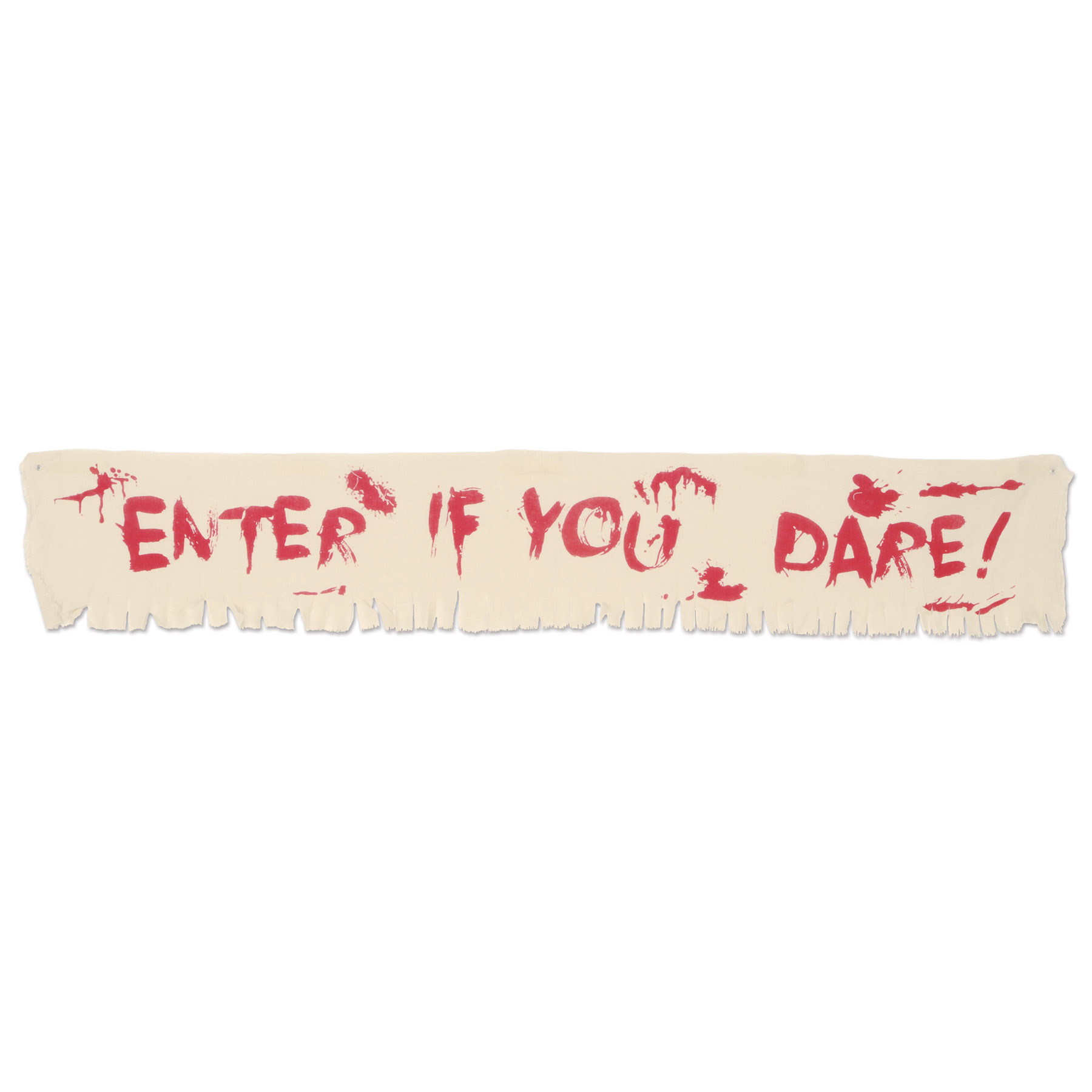 Enter If You Dare! Fabric Banner