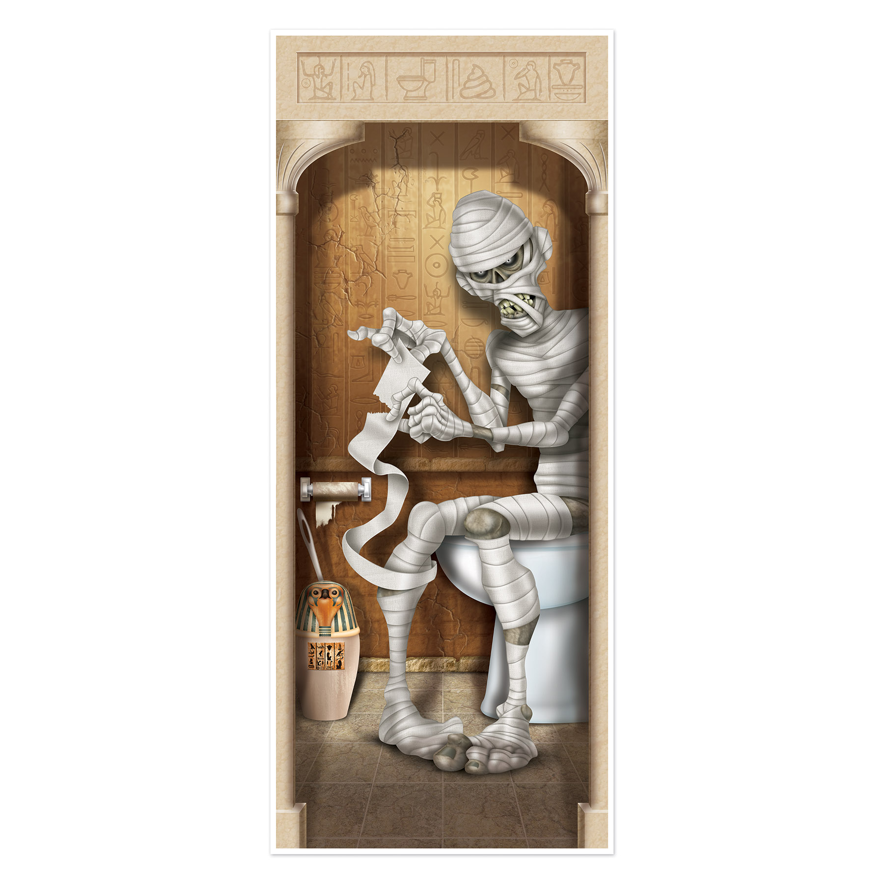 Mummy Restroom DOOR Cover