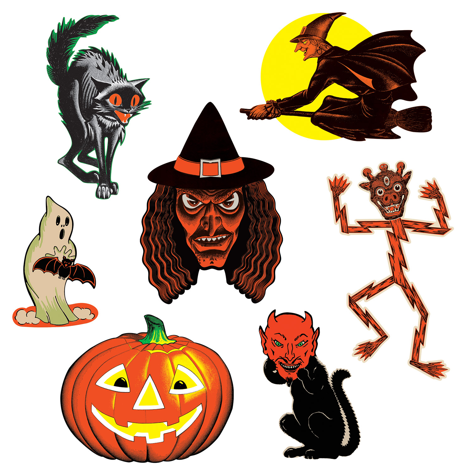 VINTAGE Halloween Classic Cutouts