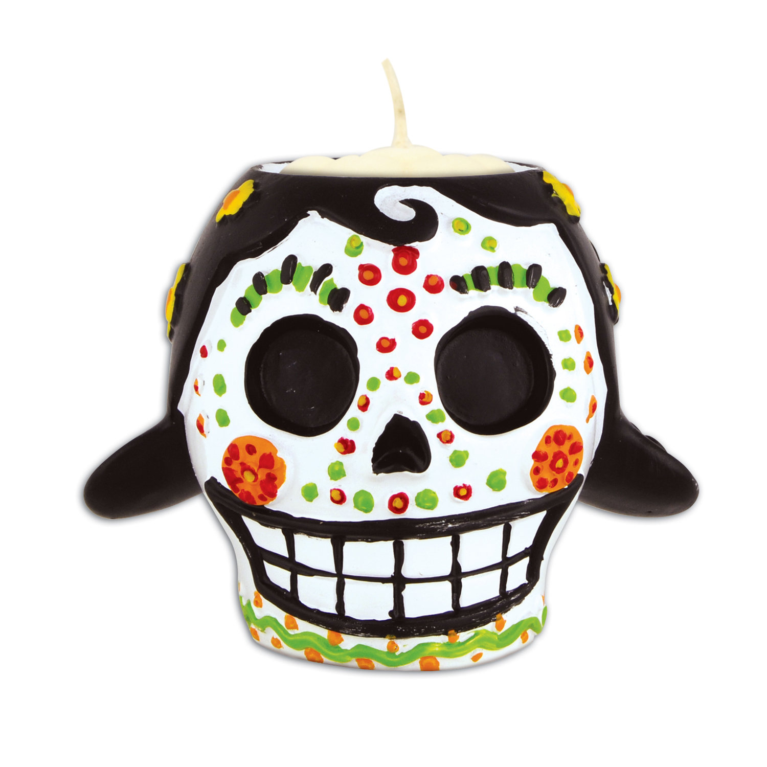 Day Of The Dead Female TEA Light Holder