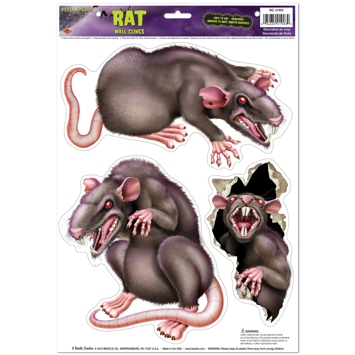 Rats Peel 'N Place