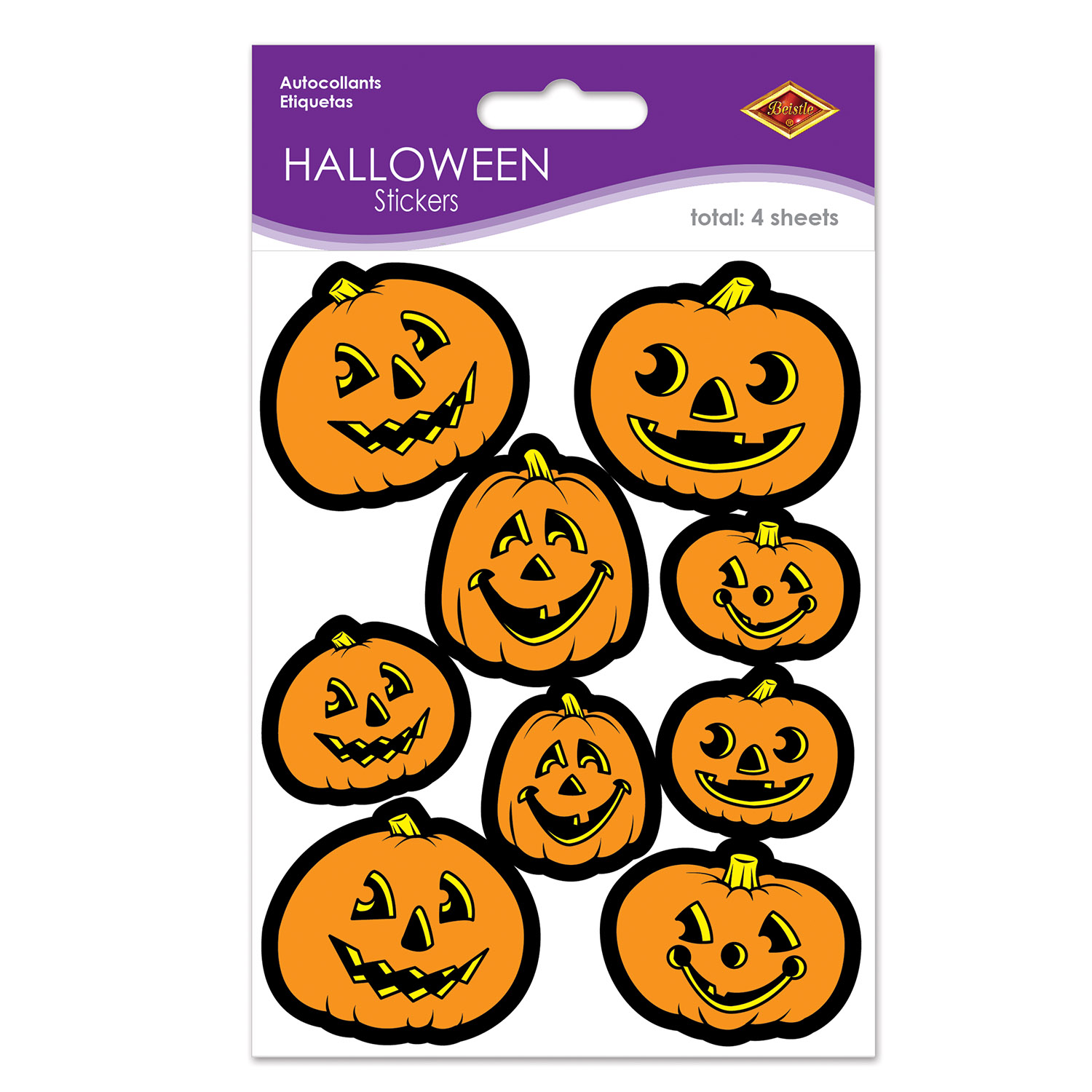 Jack-O-Lantern Stickers 