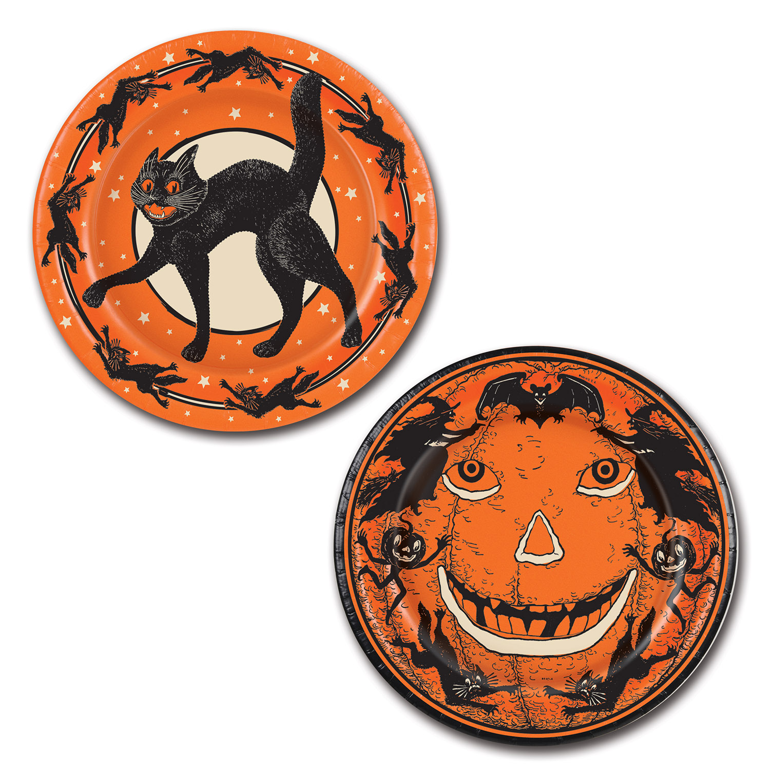 VINTAGE Halloween Plates