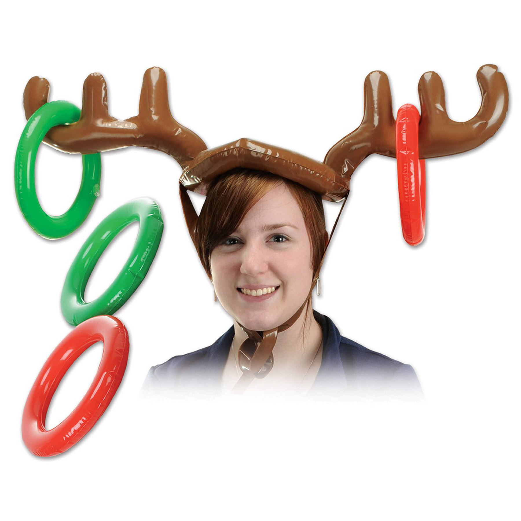 Inflatable Reindeer Ring Toss