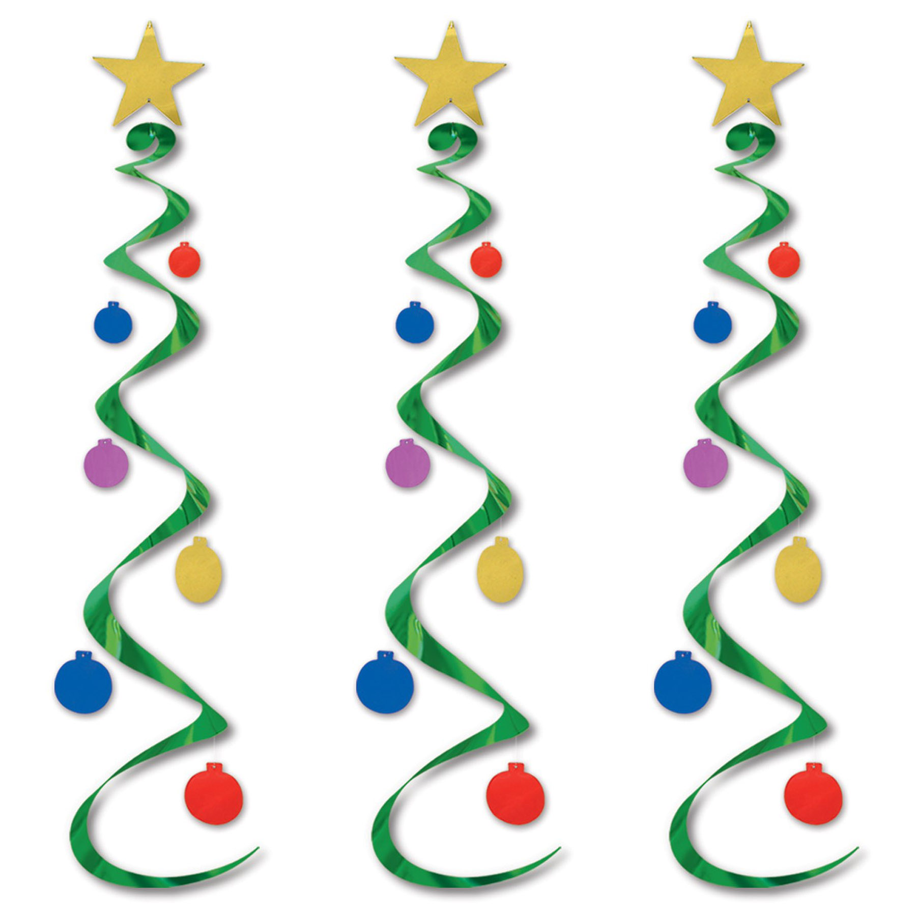 CHRISTMAS Tree Whirls