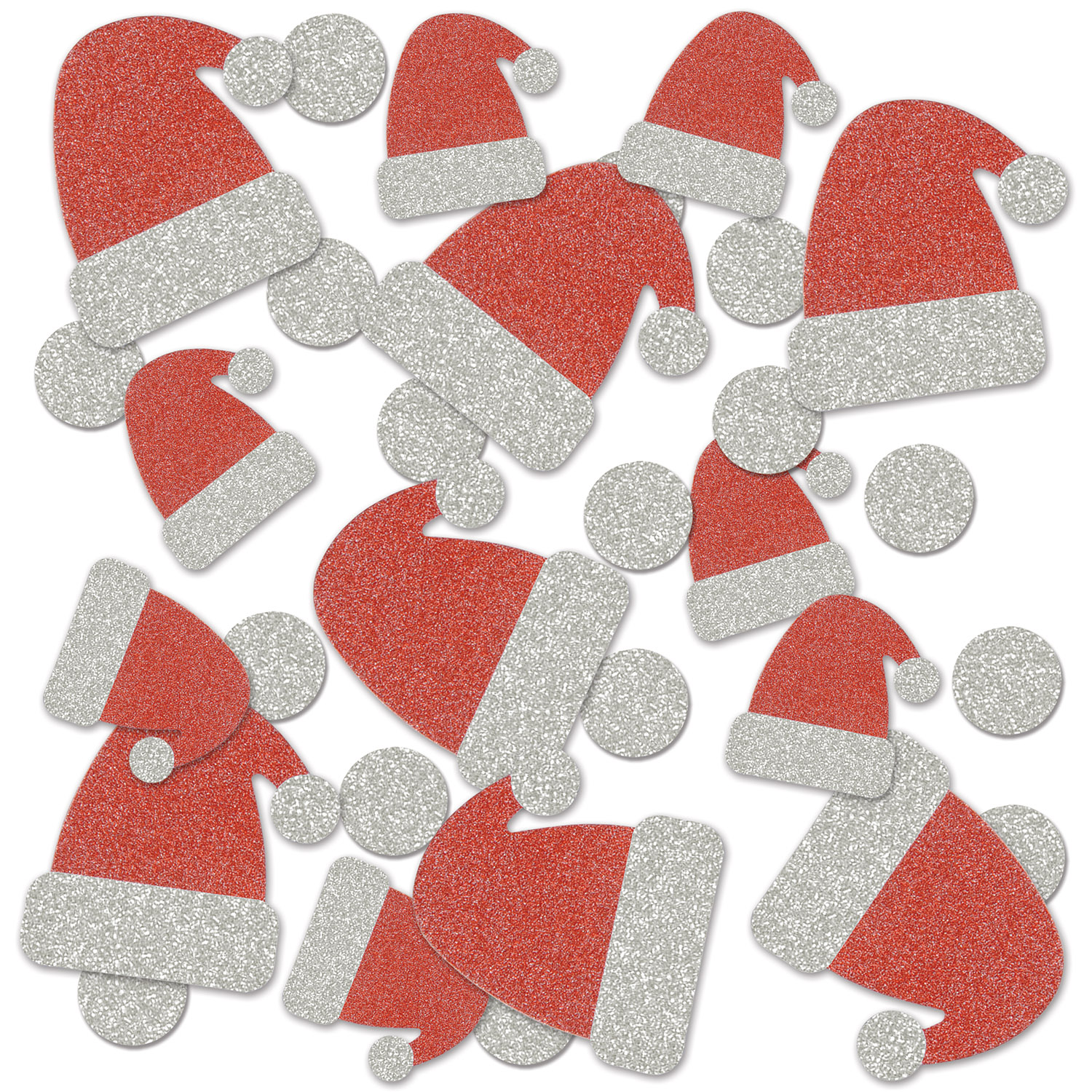 Santa Hat Deluxe Sparkle Confetti