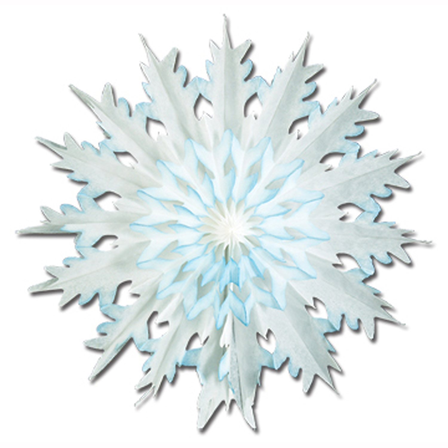 Pkgd Dip-Dyed Snowflakes