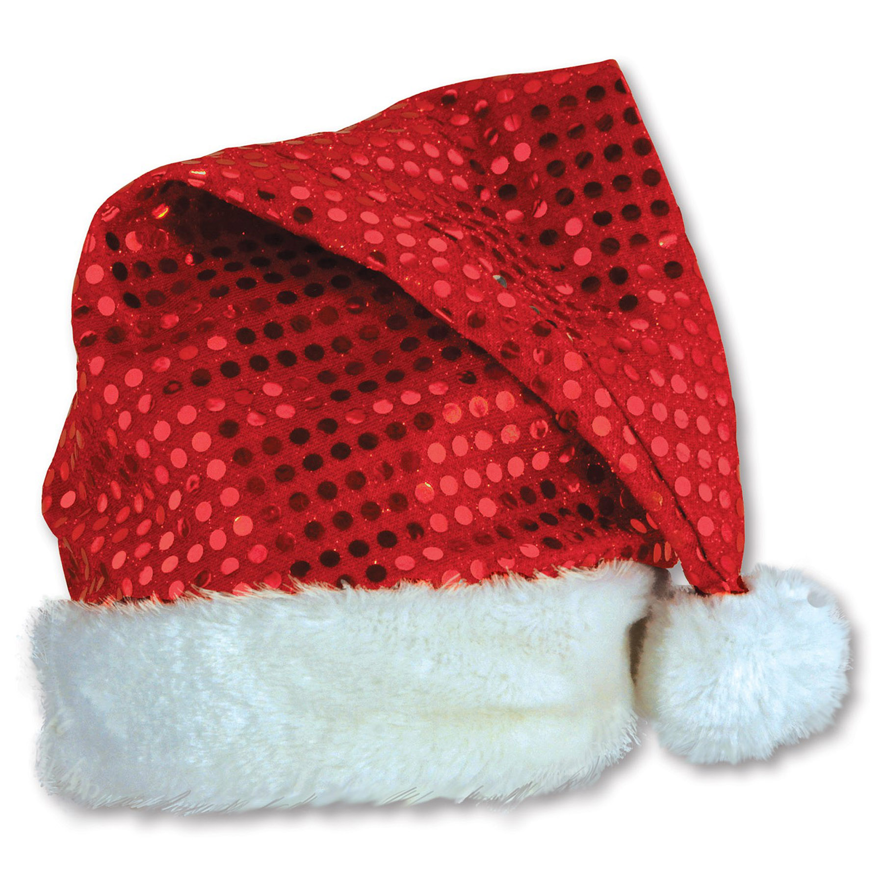 Sequin-Sheen Santa Hat