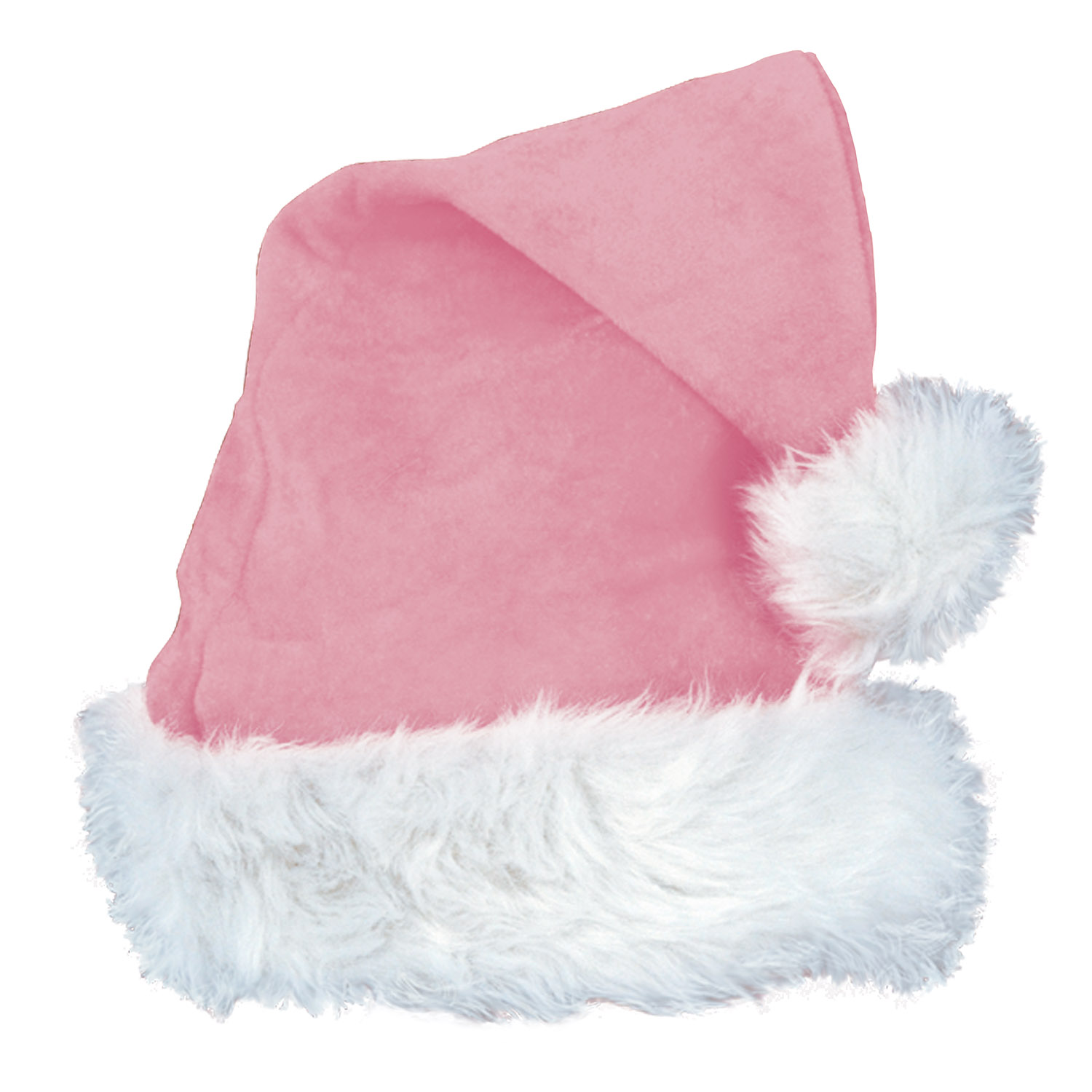 Pink Velvet Santa Hat