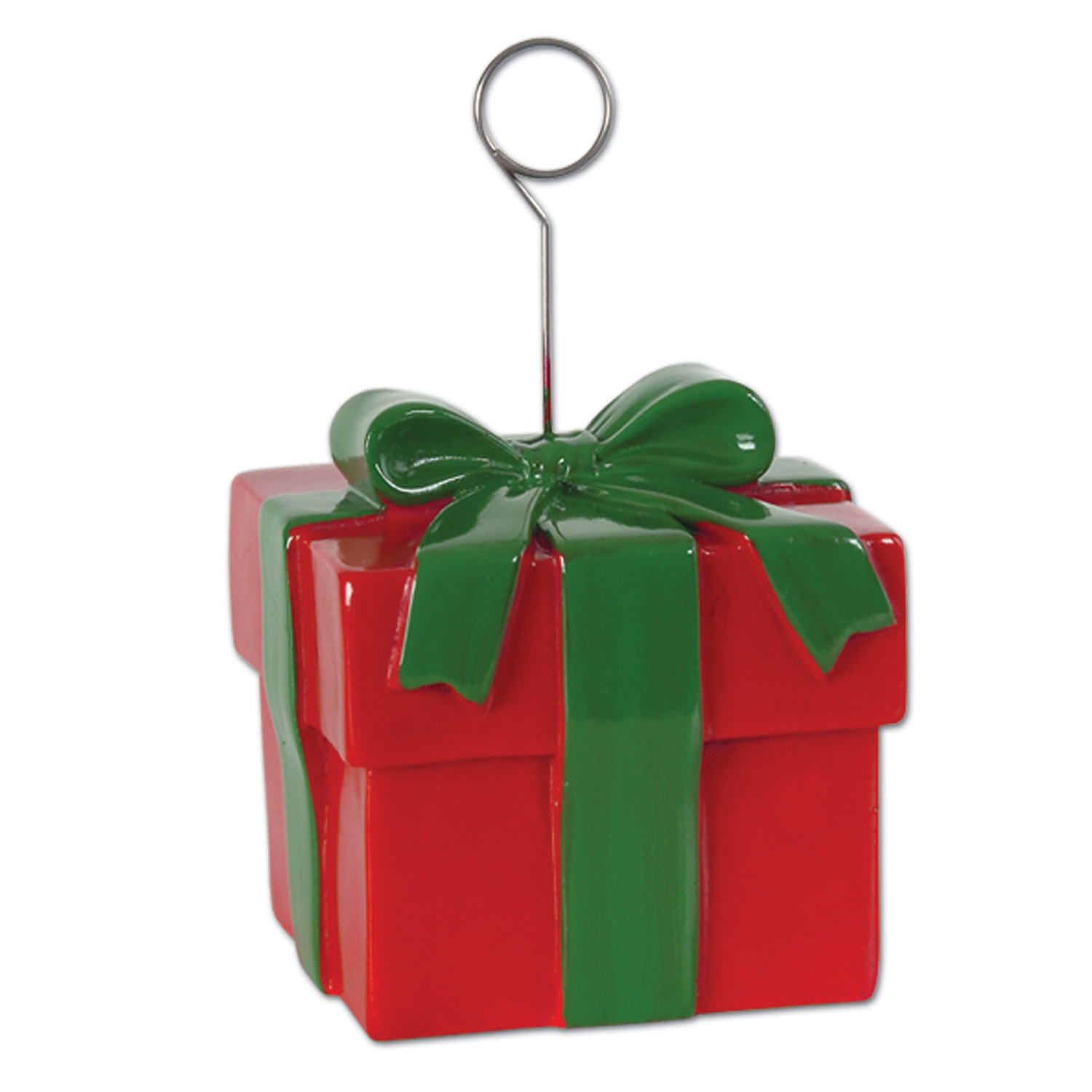 CHRISTMAS Gift Box Photo/Balloon Holder