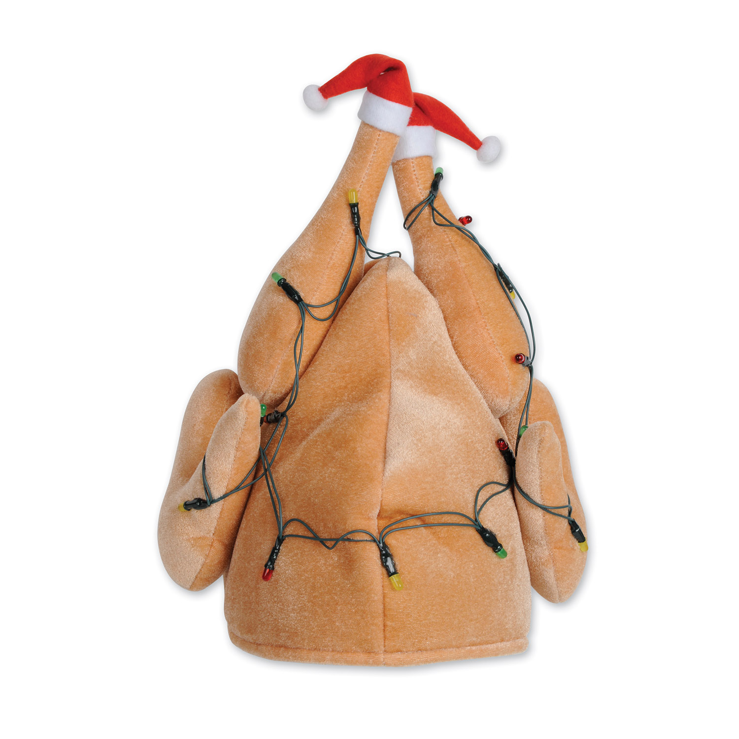 Plush Light-Up CHRISTMAS Turkey Hat