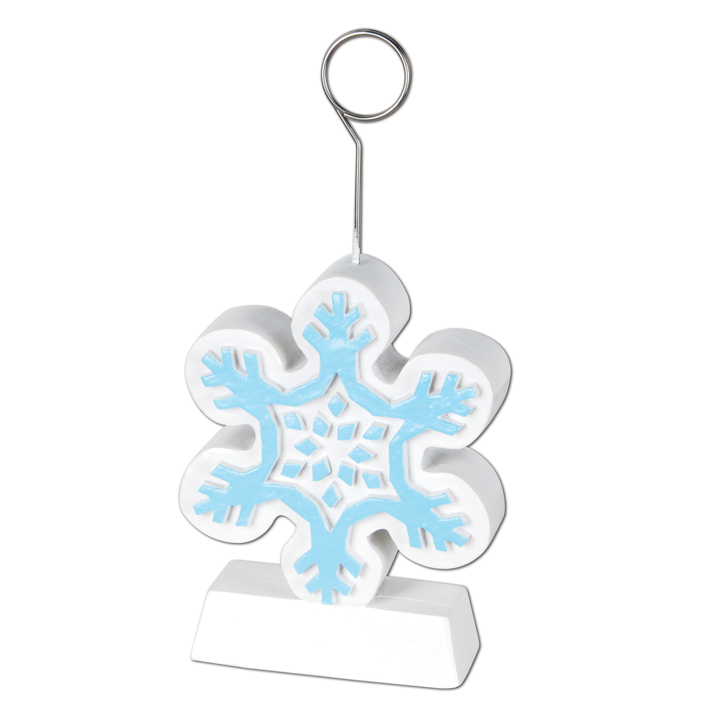 Snowflake Photo/Balloon Holder