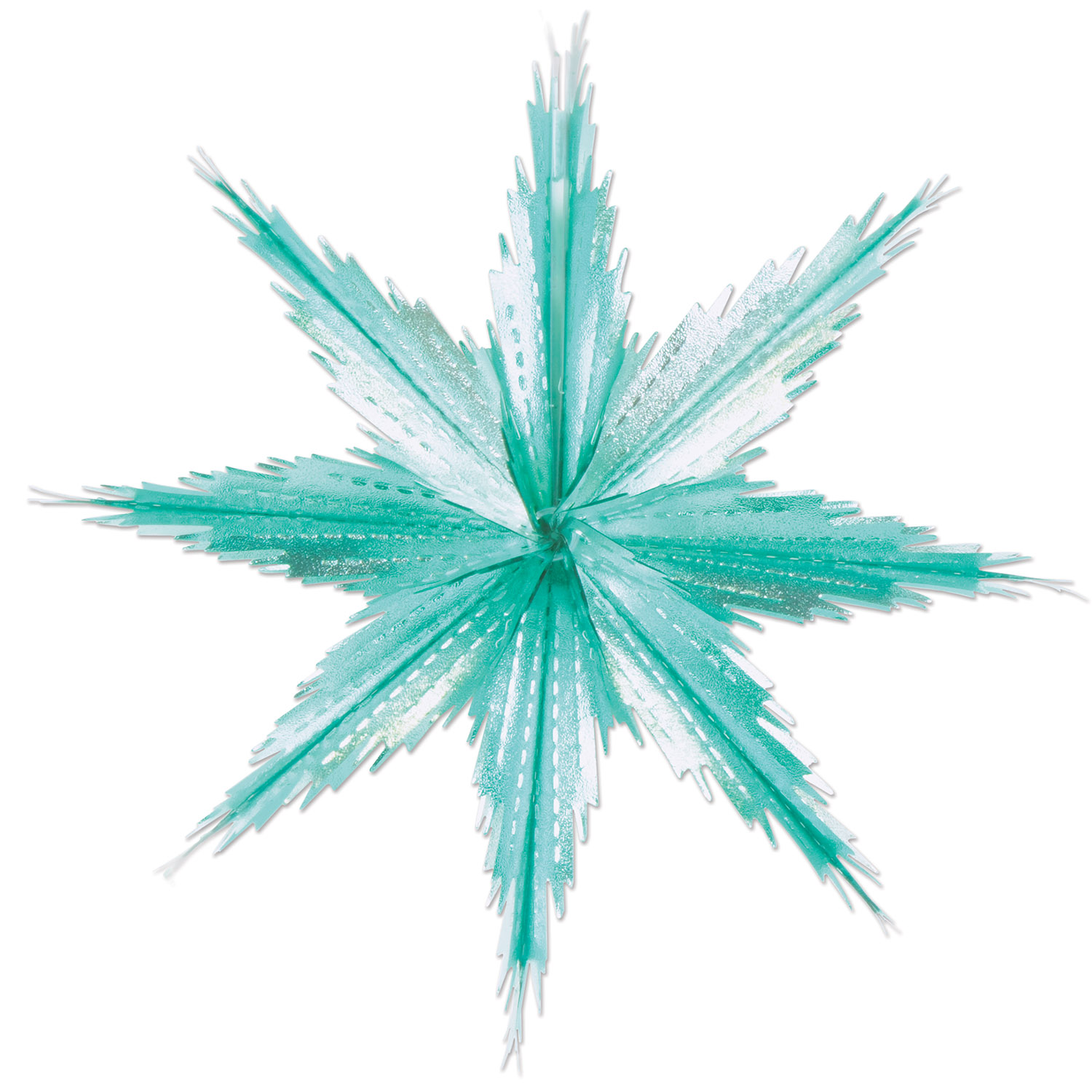 2-Tone Metallic Snowflakes