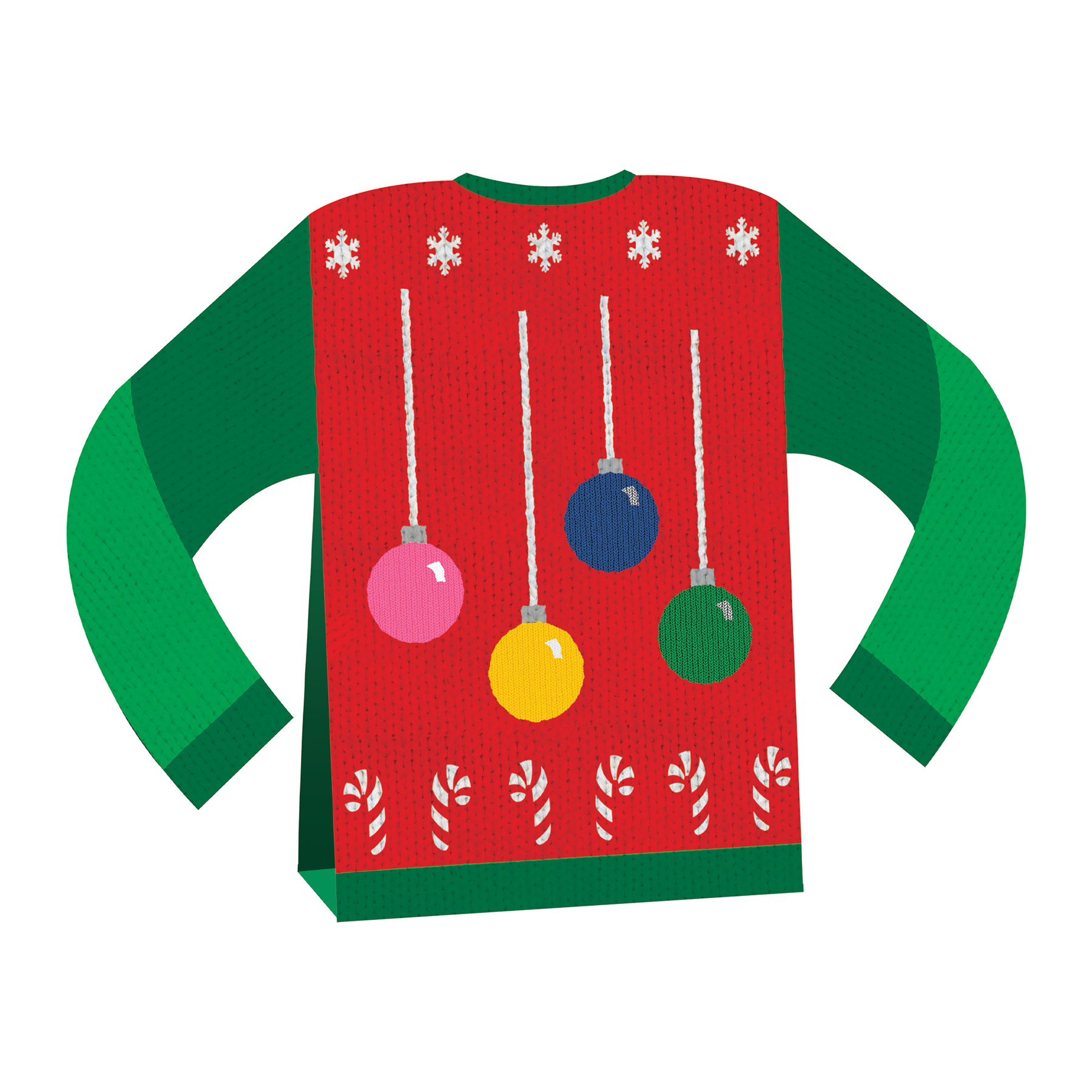 3-D Ugly Sweater Centerpiece