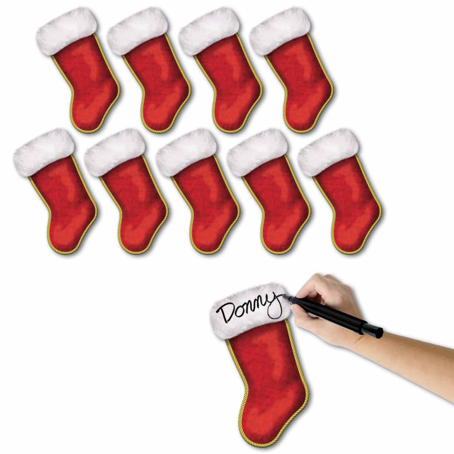 Mini CHRISTMAS Stocking Cutouts