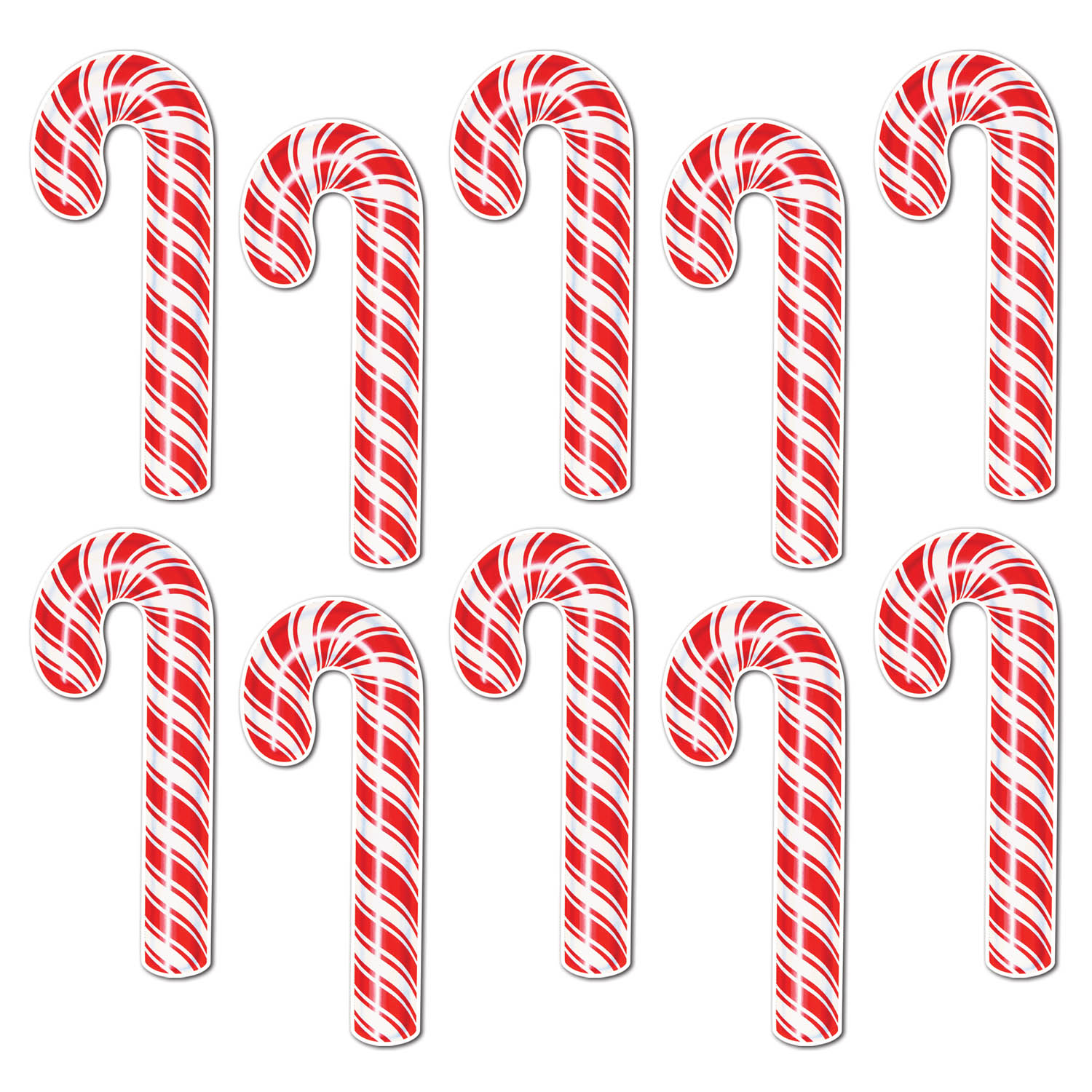 Mini CANDY Cane Cutouts