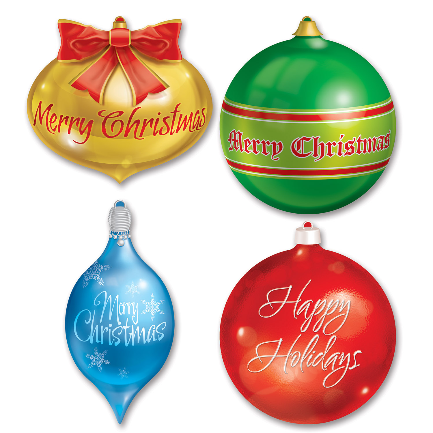 CHRISTMAS Ornament Cutouts