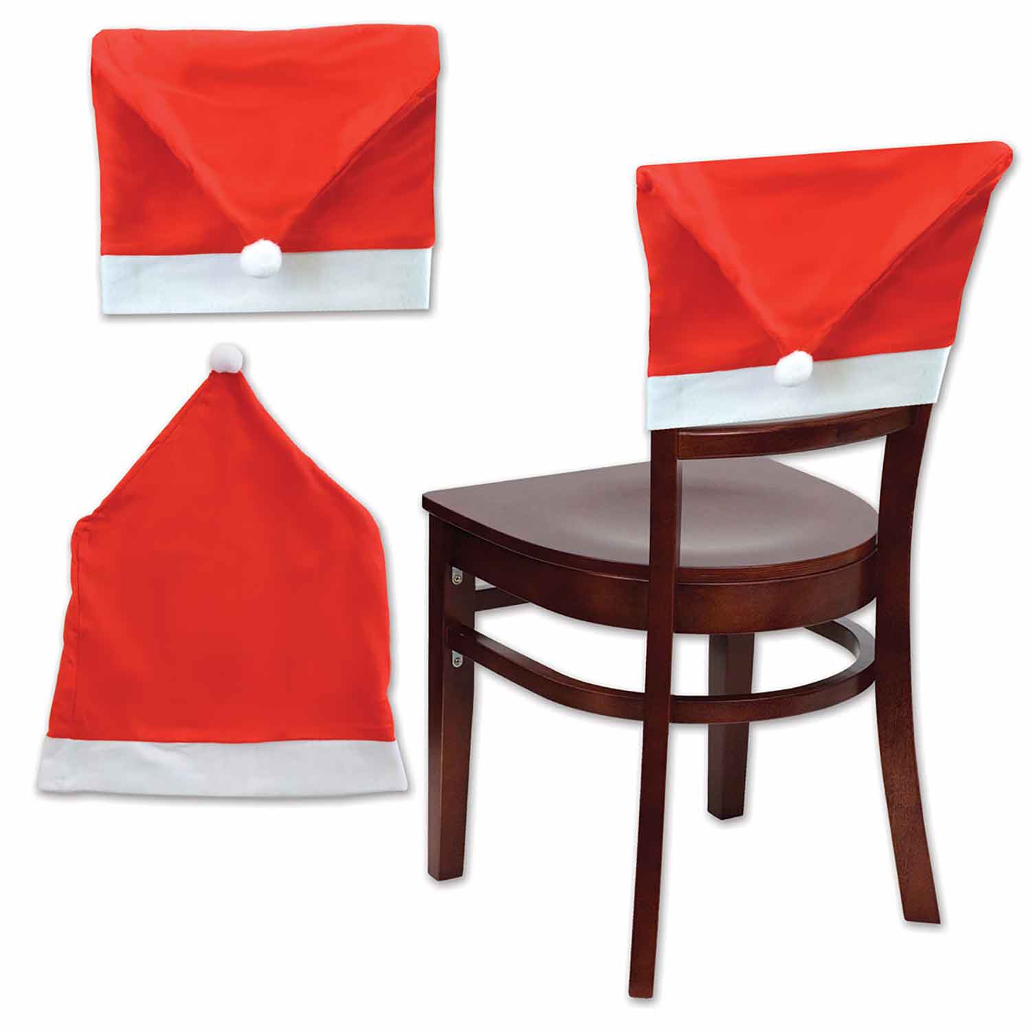 Santa Hat Chair Cover