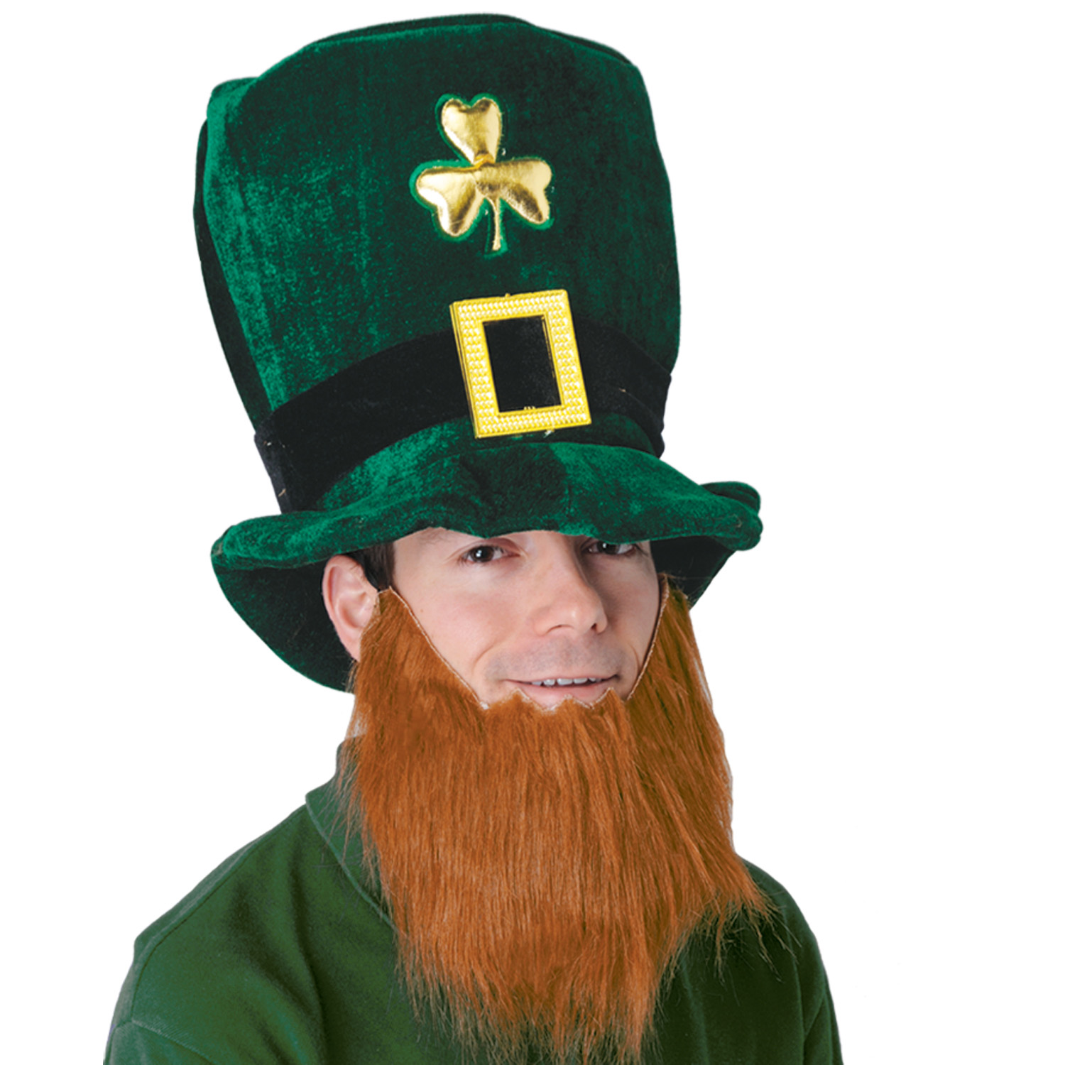 Plush Leprechaun HAT w/Beard