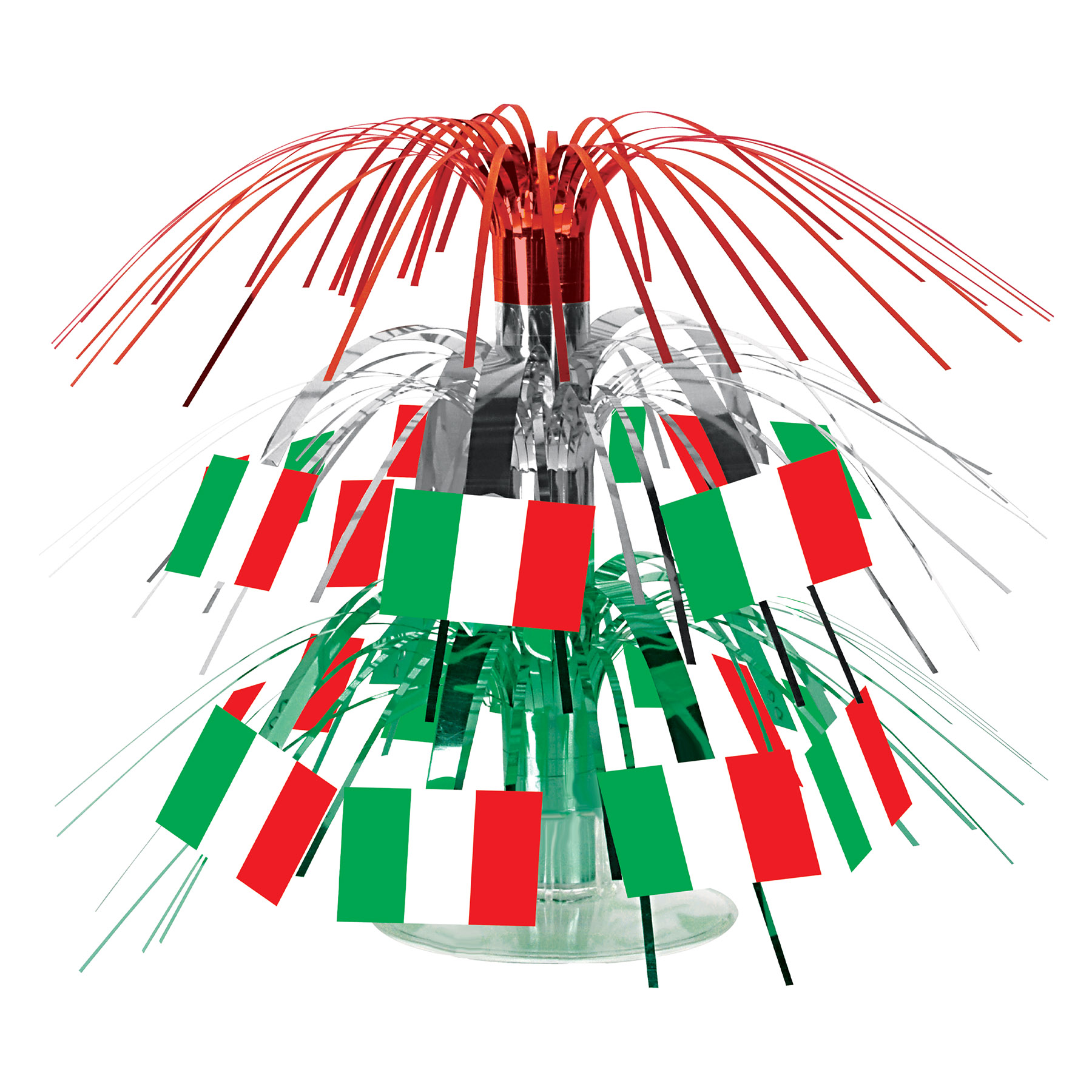 Italian FLAG Mini Cascade Centerpiece