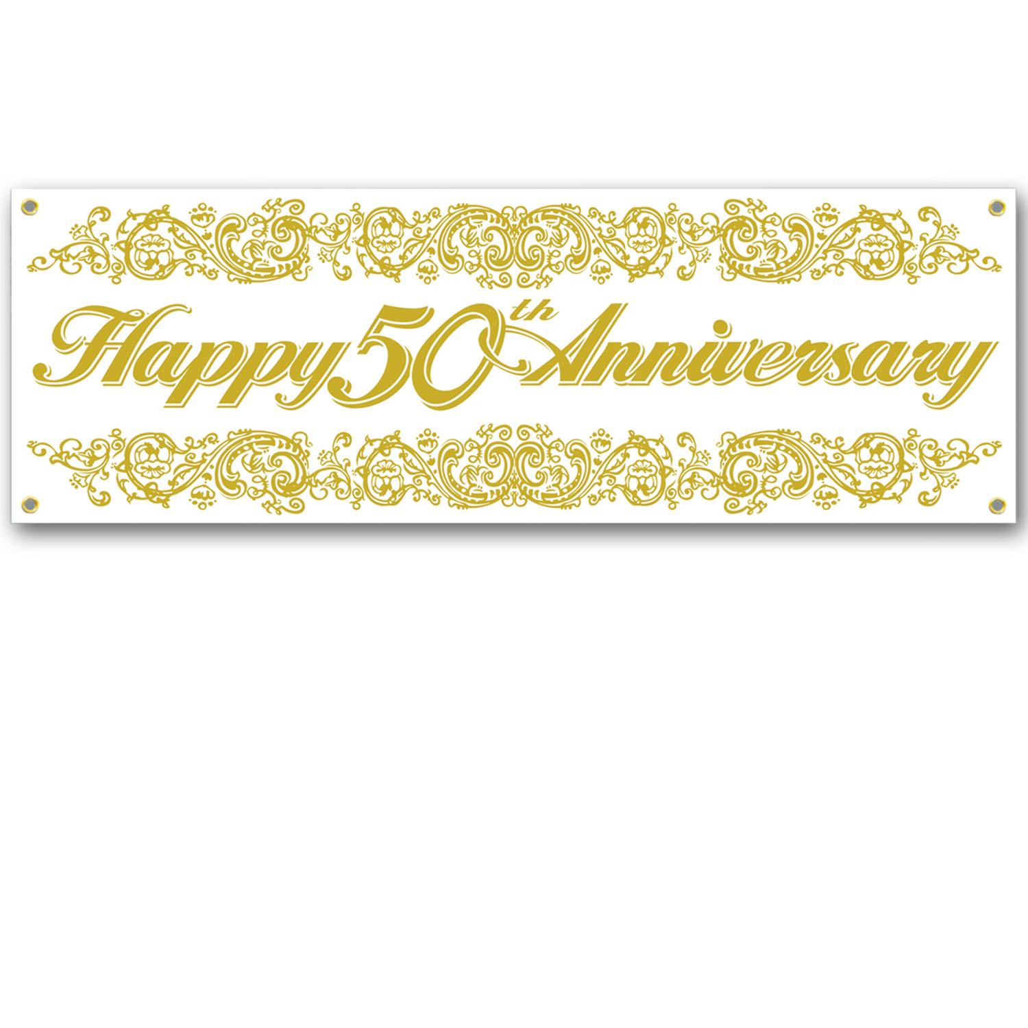 ''''''''''50th'''''''''''''''' Anniversary SIGN Banner''''''''''