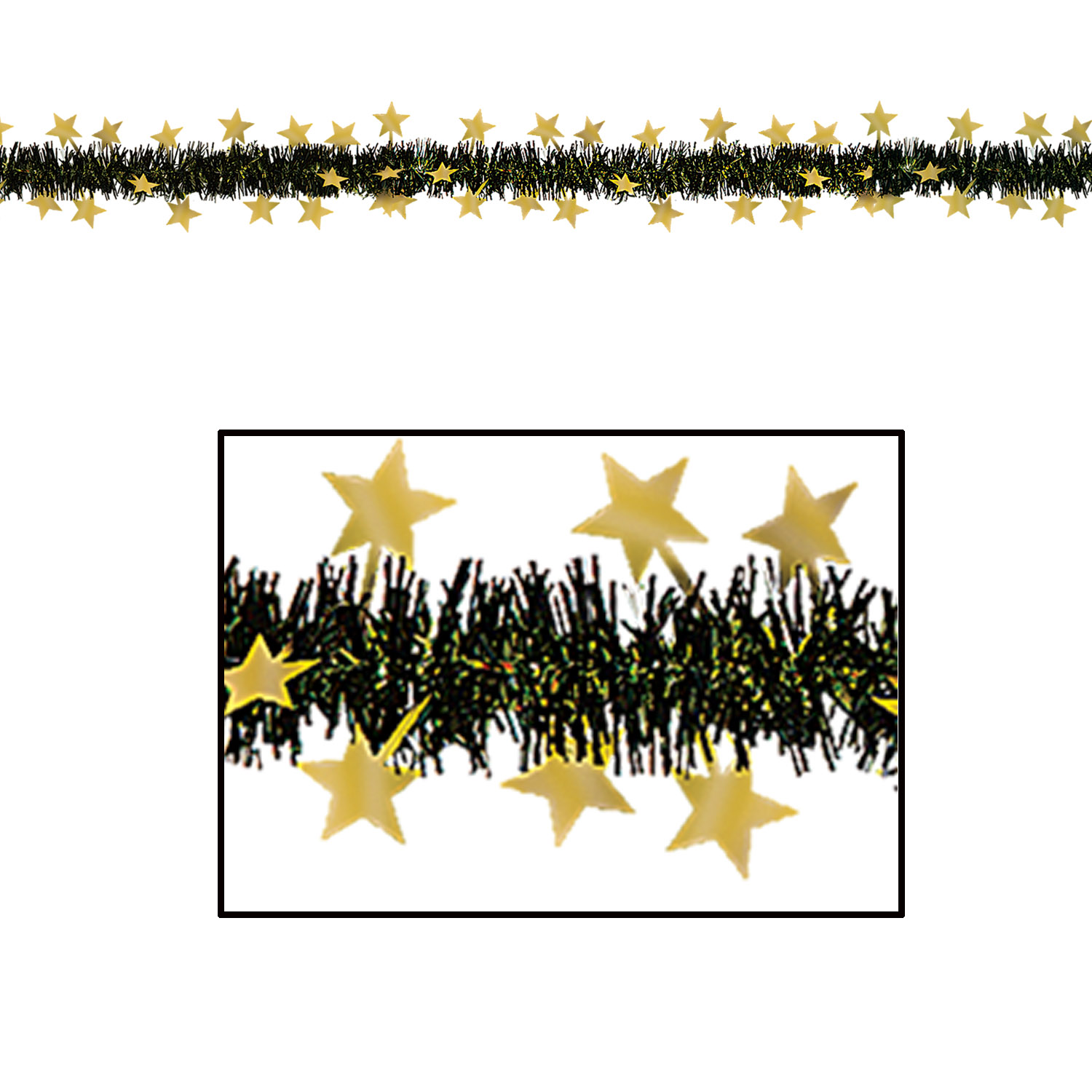 MEtAllic STAR GArlAnd