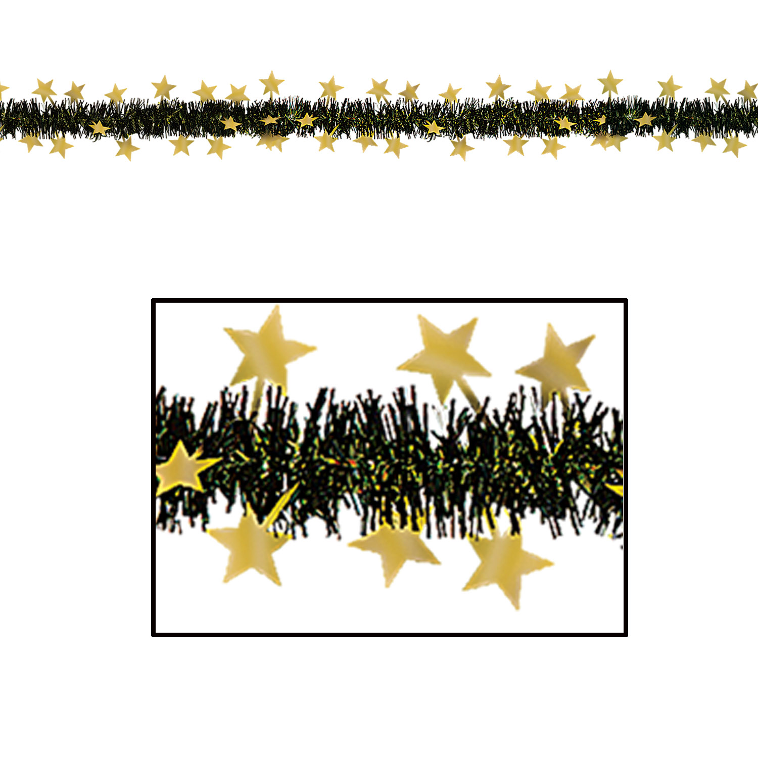 Metallic Star Garland