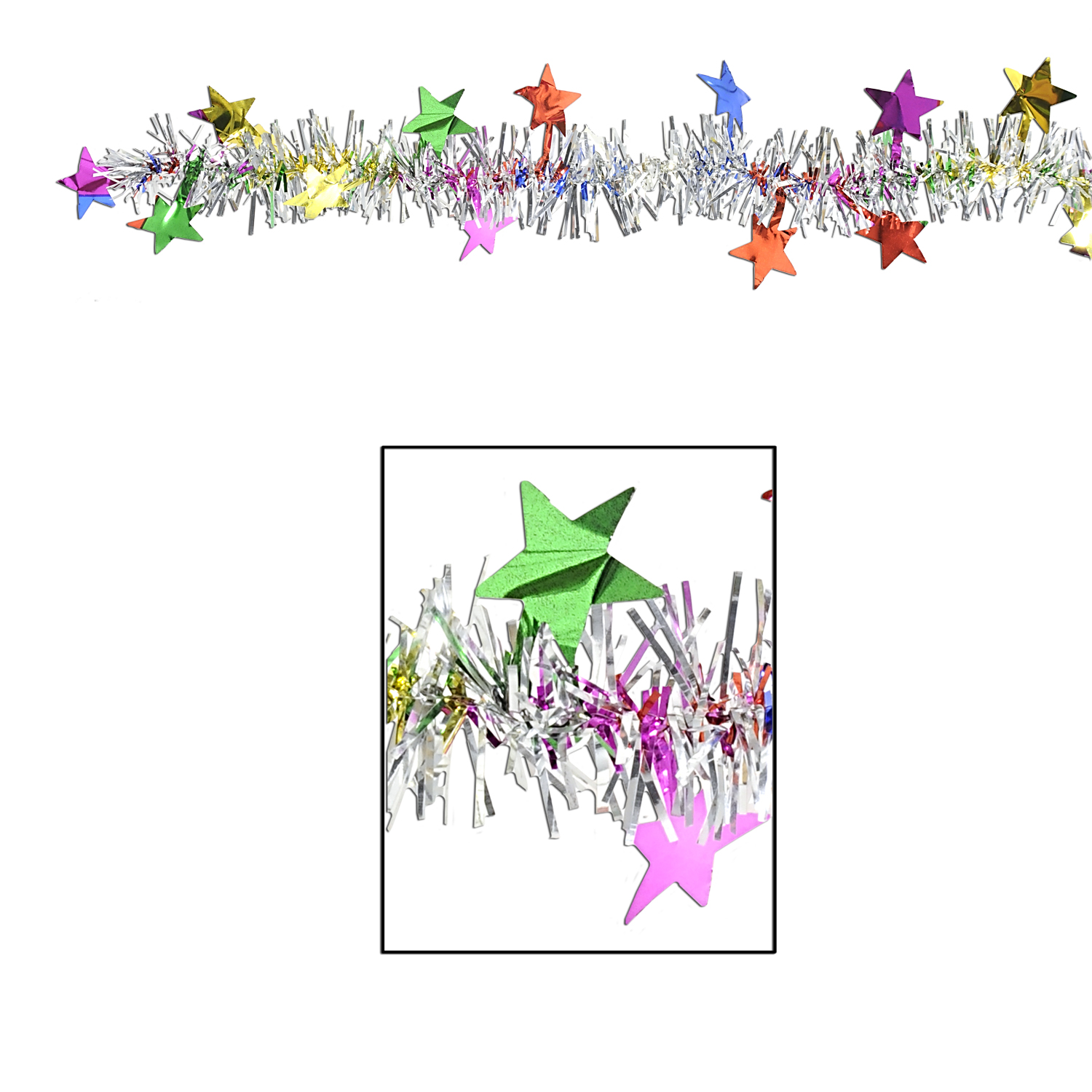 MEtAllic STAR GArlAnd