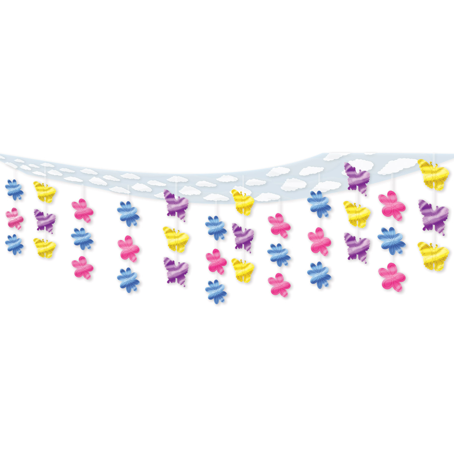 Butterfly & FLOWER Ceiling Decor