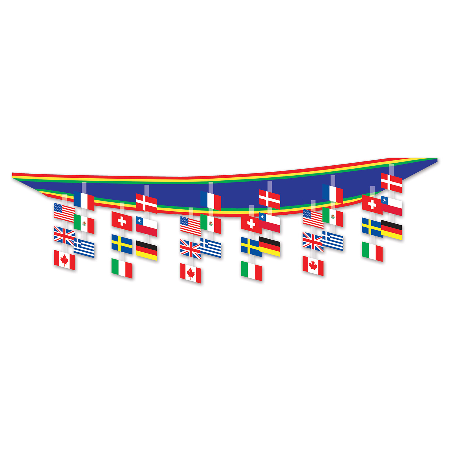 International FLAG Ceiling Decor