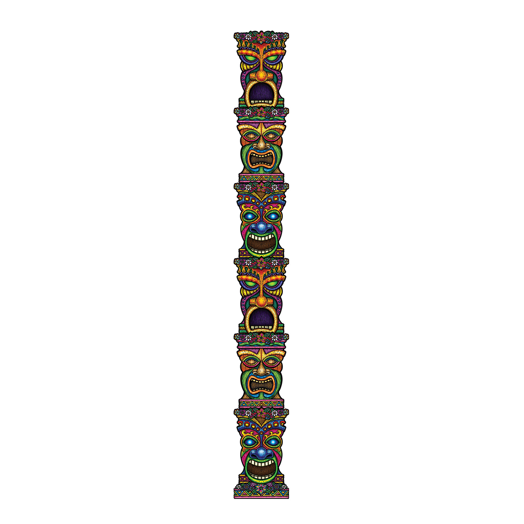 Jointed Tiki TOTEM Pole