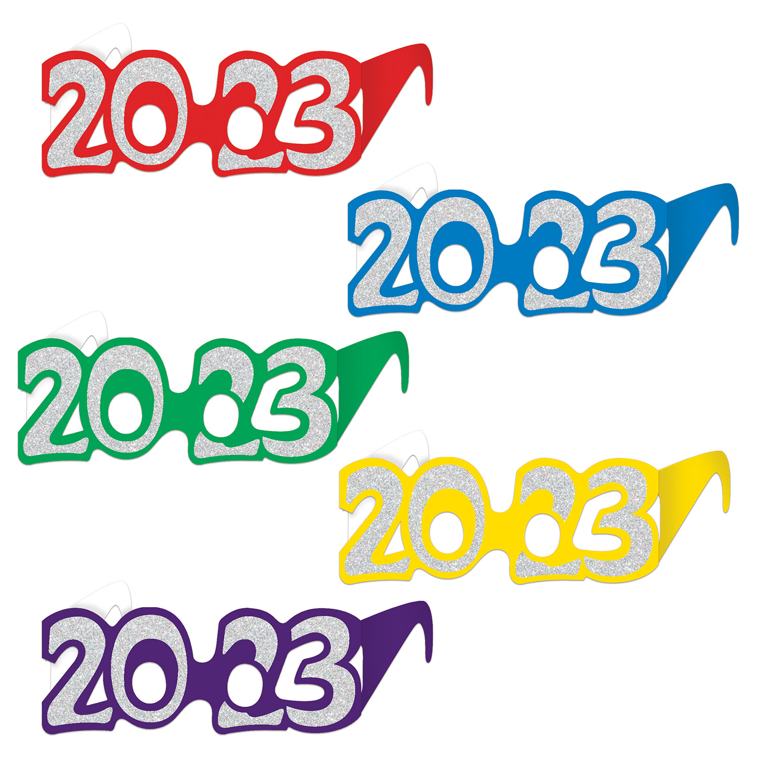 ''''''''''2023'''''''''''''''' Glittered Foil Eyeglasses''''''''''