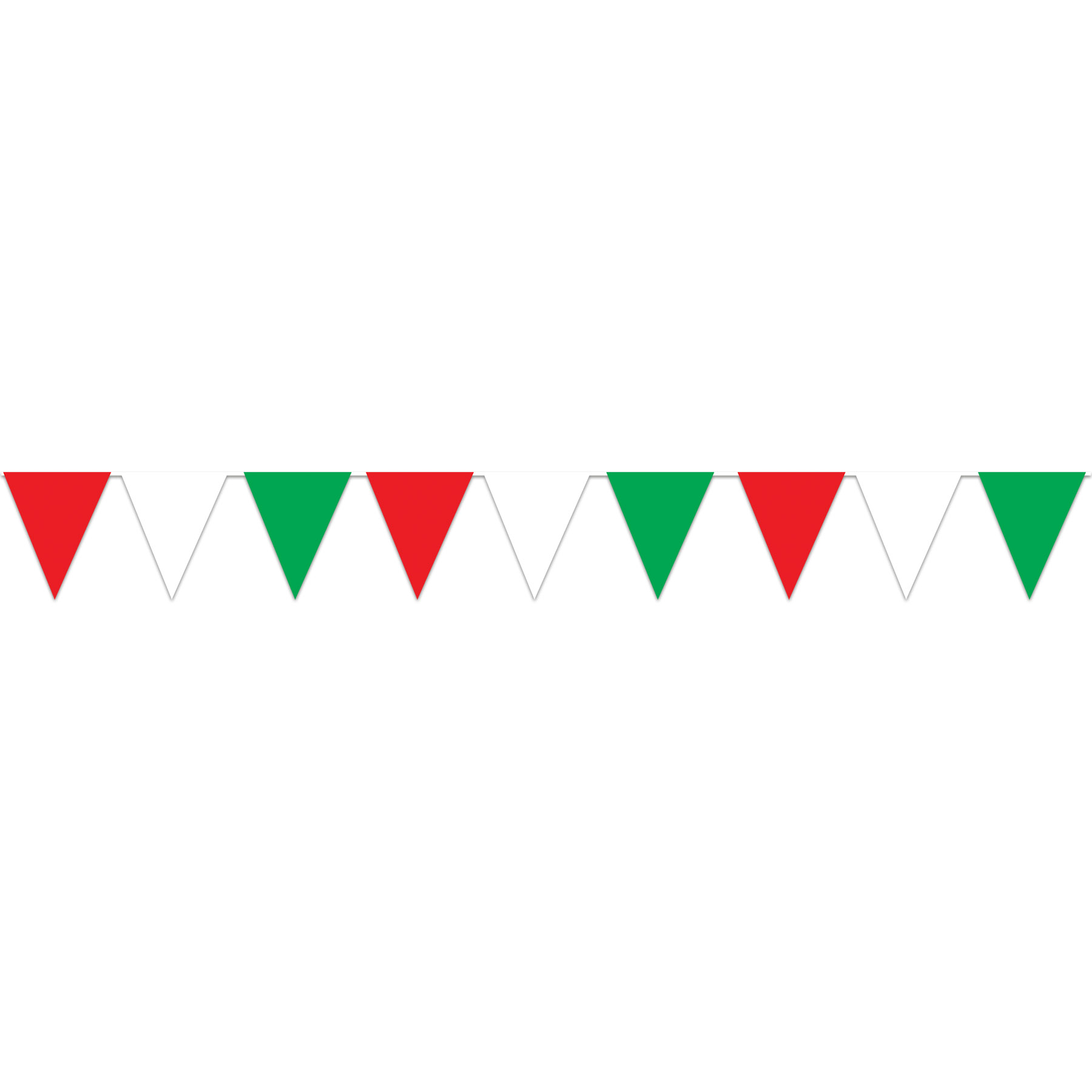 ''RED, White & Green Pennant Banner''''''''''