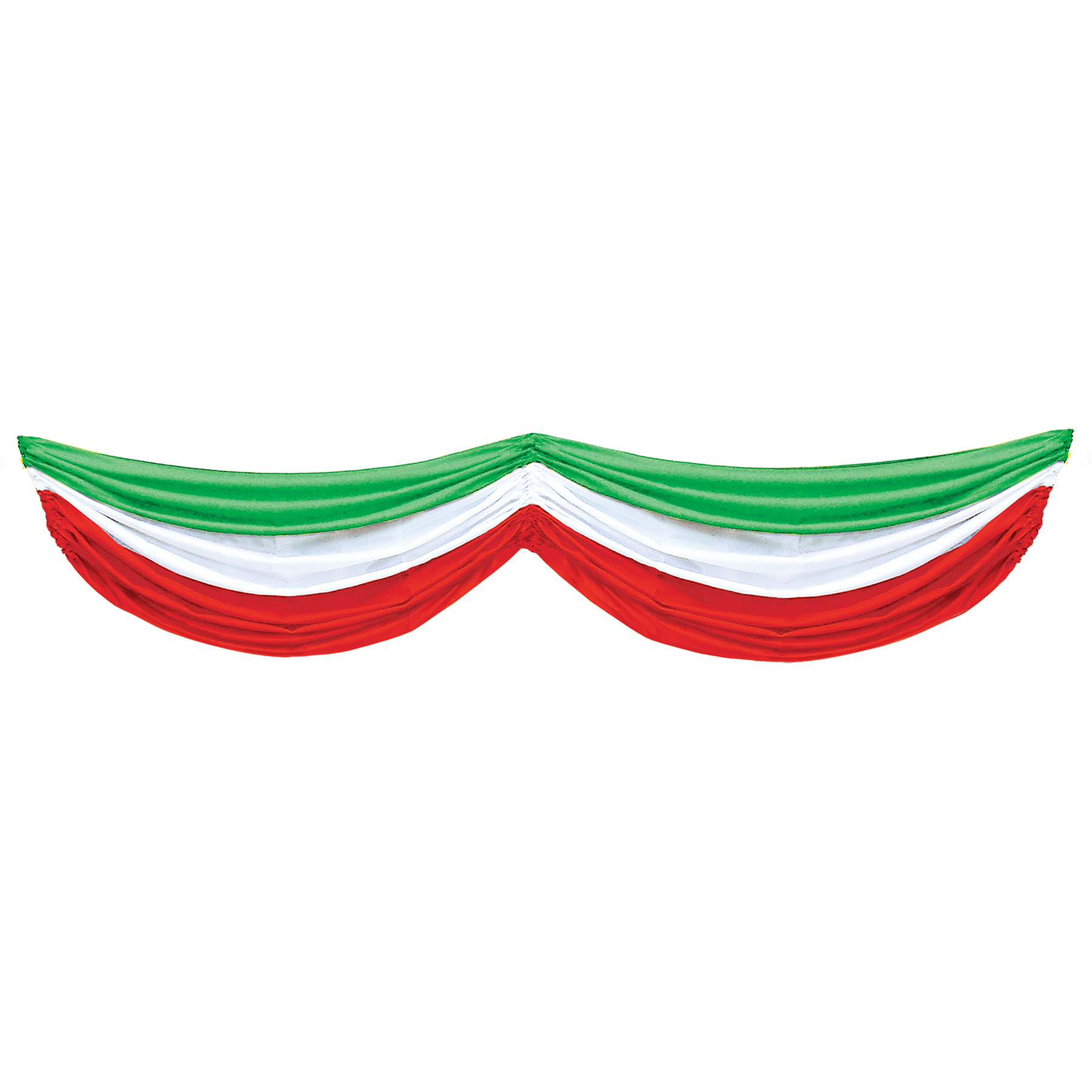 ''RED, White & Green Fabric Bunting''''''''''