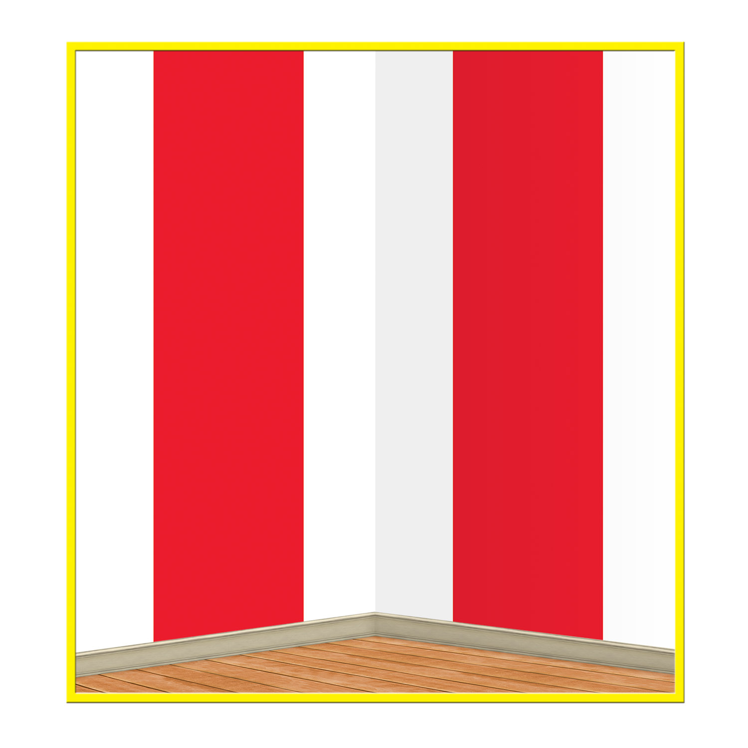 RED & White Stripes Backdrop