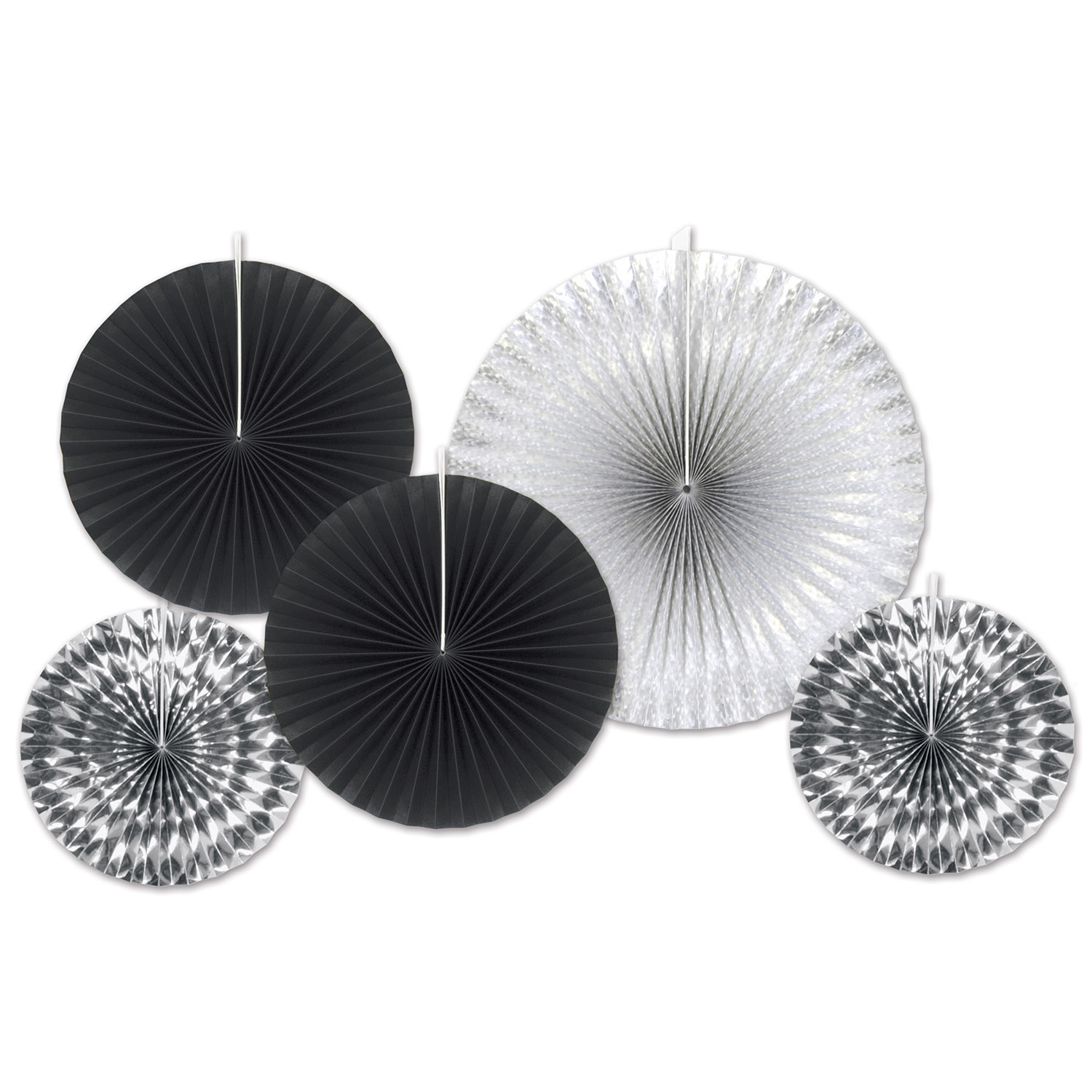 Assorted Paper & Foil Decorative FANs