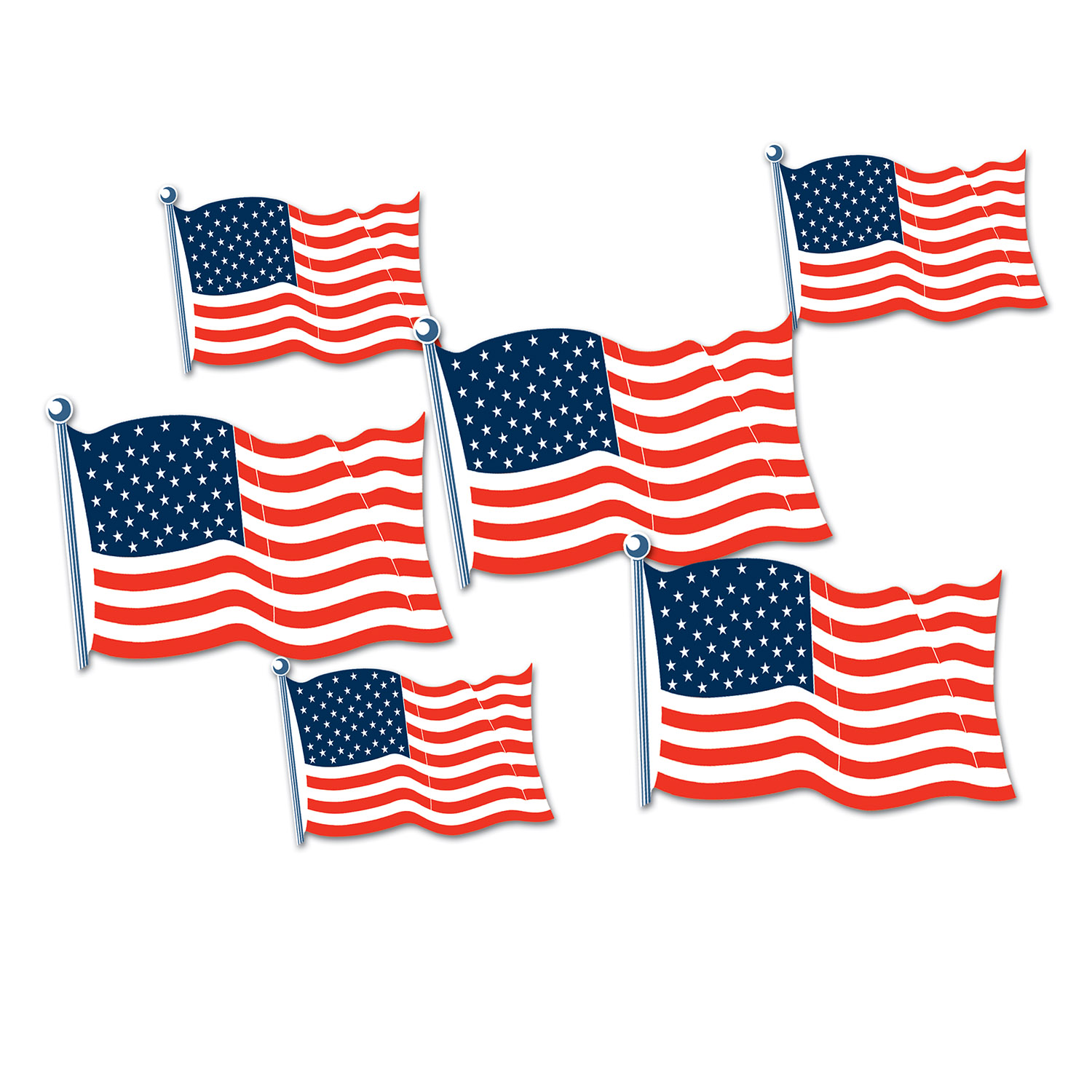 American FLAG Cutouts