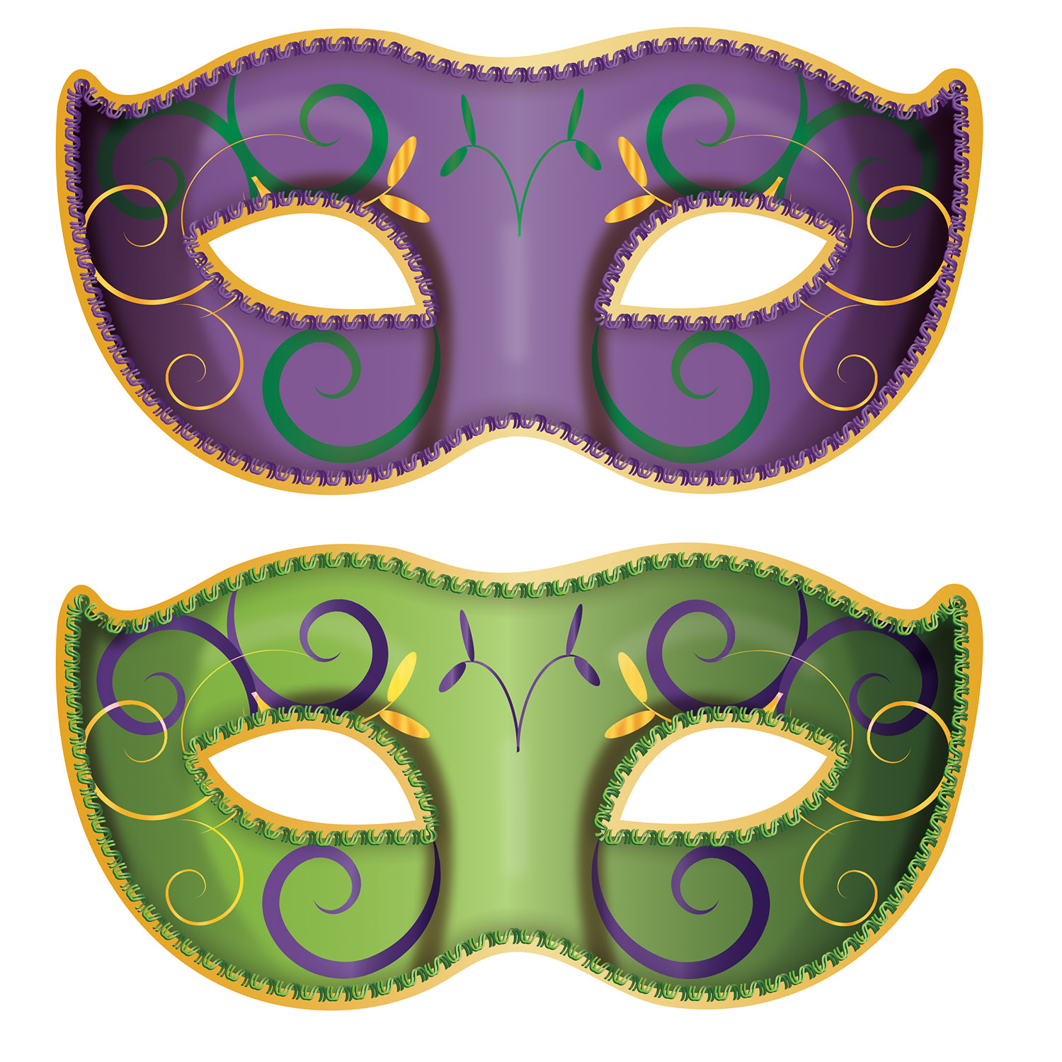 JUMBO Mardi Gras Mask Cutouts