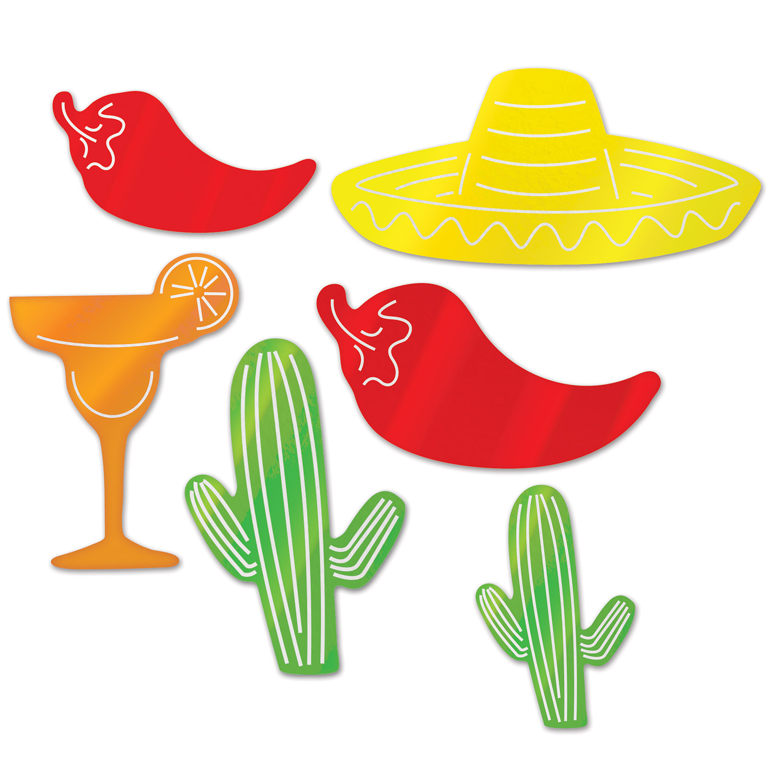 Foil FiEstA SilHouEttEs