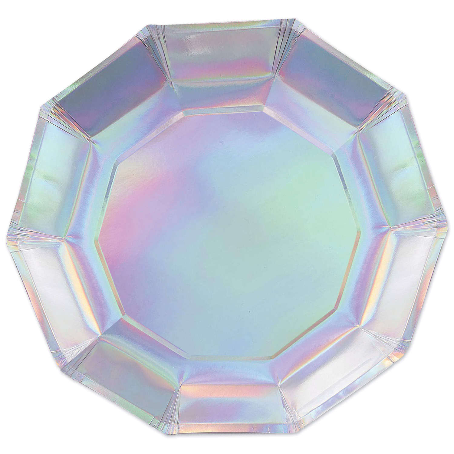 Iridescent Decagon PLATES
