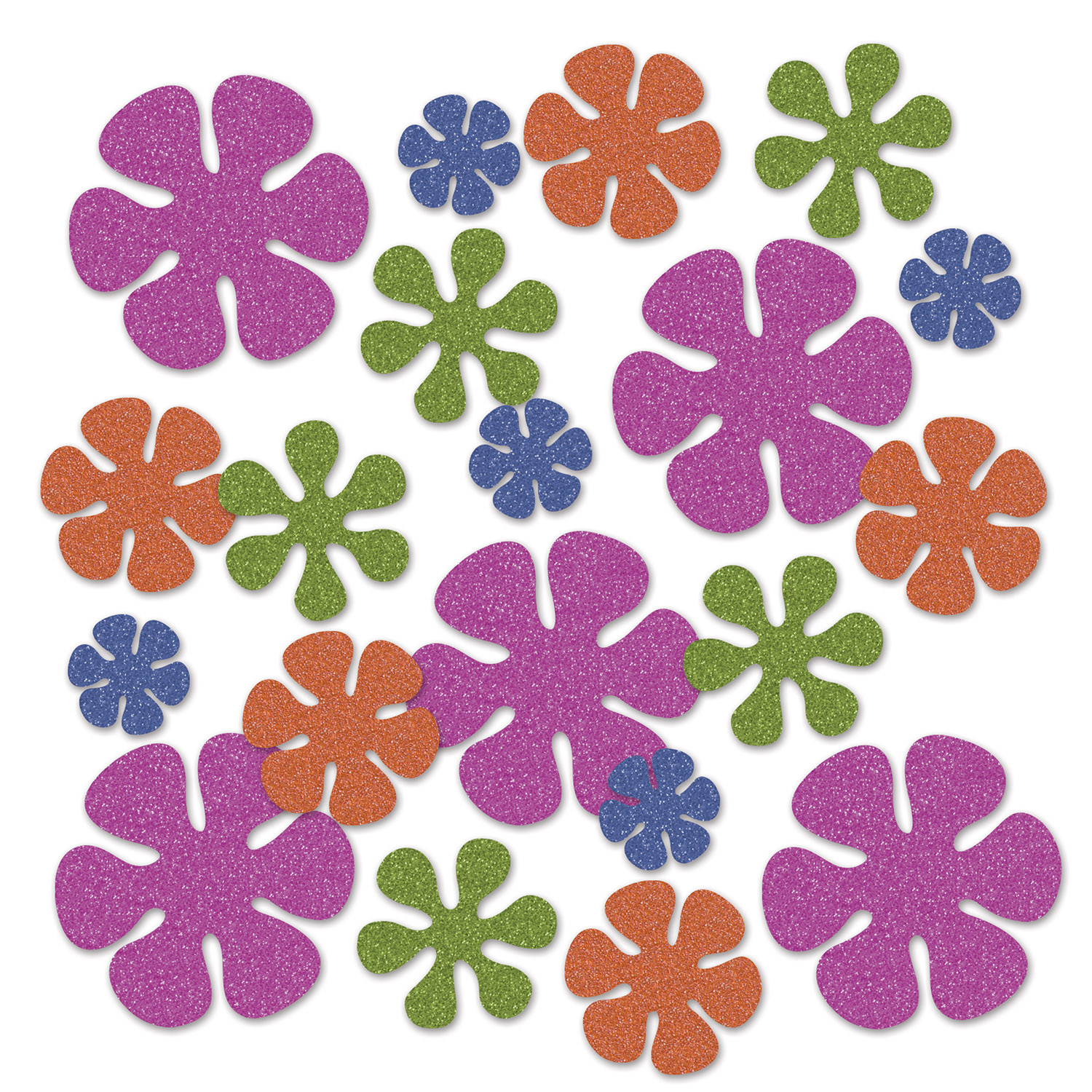 Retro FLOWER Deluxe Sparkle Confetti